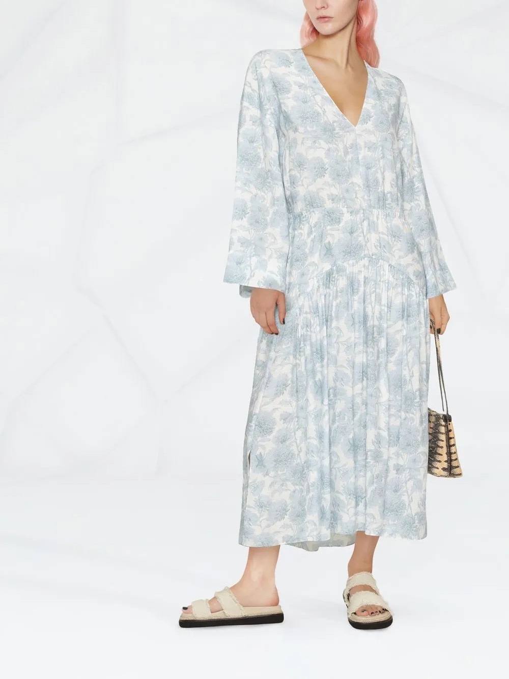 NWT Vince Dahlia Double V Dress Sz 2X